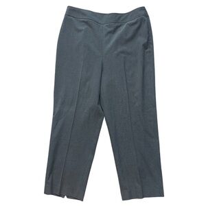 TALBOTS Ankle Pants Flat Front Side Zip Stretch
Gray Size 10 Petite